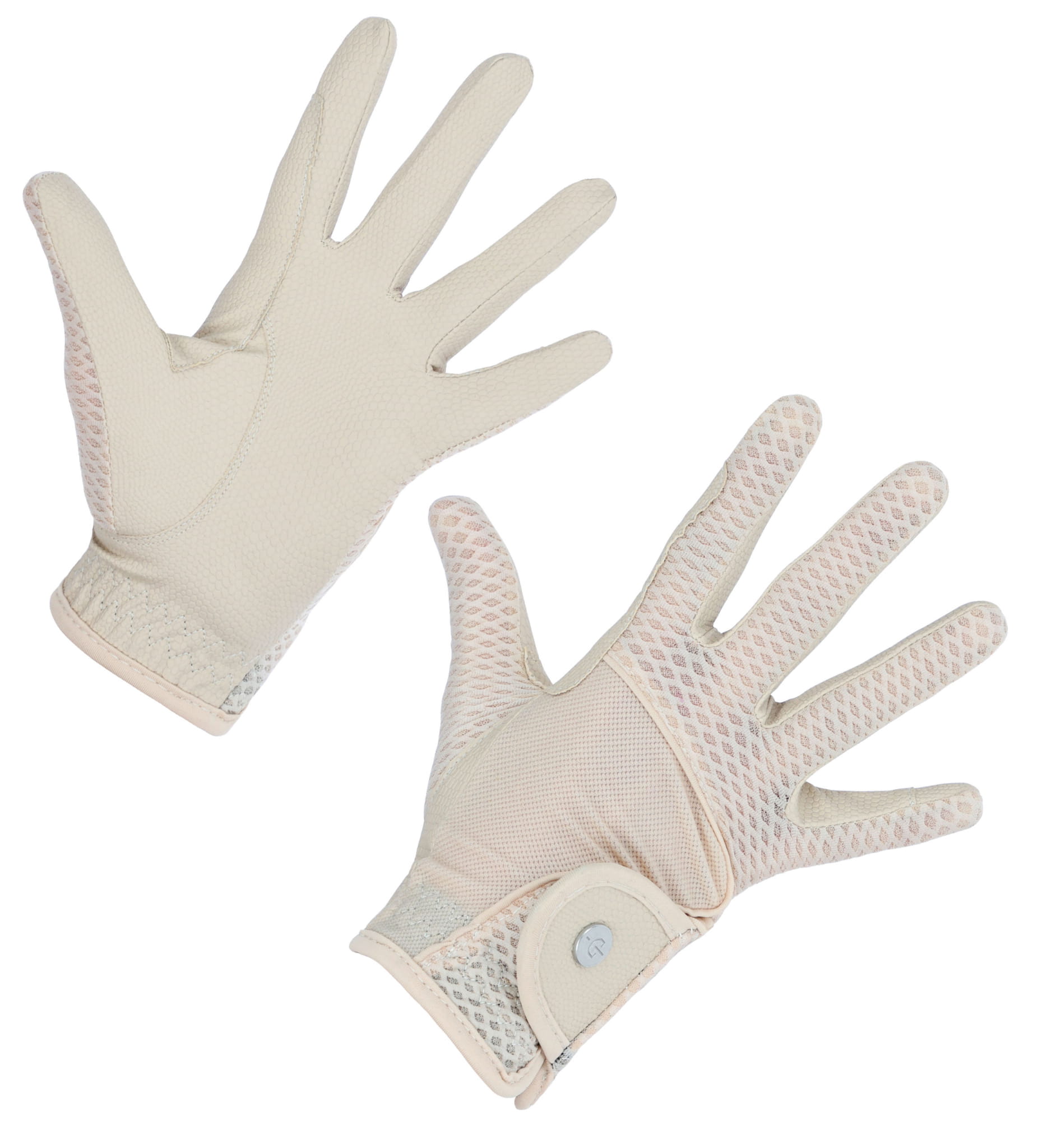 Rękawiczki jeździeckie letnie Covalliero S/S 2024 Irish Cream - Cavalo